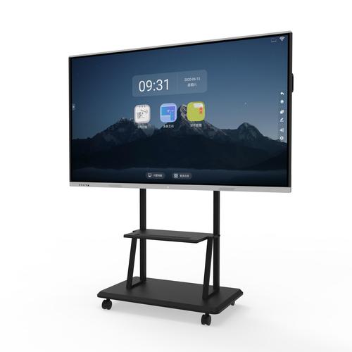 Skyworth 75-inch conference display with mobile stand